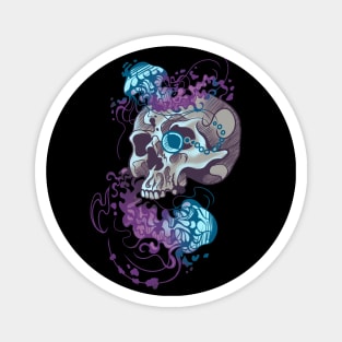 Jellyfish Skull with Monocle Magnet